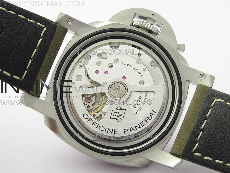 PAM1314 VSF 1:1 Best Edition White Dial on Brown Leather Strap P.9000 Super Clone